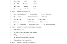 2024-2025学年四年级英语下学期期末素养测评(译林版三起)英语(提高卷01)