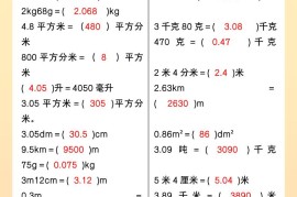 【2025秋新版】五年级上册数学期末：小数单位换算专项练习
