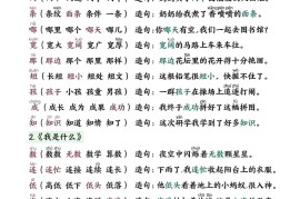 25秋二上语文写字表生字组词造句（14页）