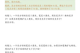 三下数学【周长和面积九种类型计算方法总结-空白】