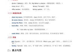 2025秋人教英语四上课堂笔记Unit01