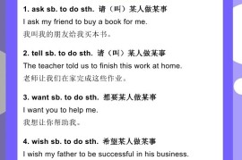 【2025秋新版】小升初英语常用固定搭配