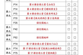 2025秋二升三暑假预习闯关表三上语文