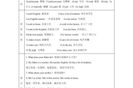 【单元热点难点】译林版（三起）英语五年级上册Unit5Whatdotheydo教材划重点