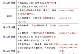 四年级下数学运算律分类练习题附答案