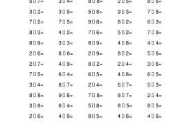 二上数学表内乘法口算4000道40页