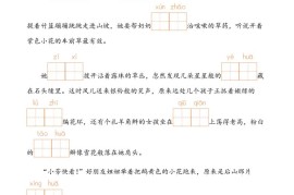 二下语文情境中看拼音写词语（43页）