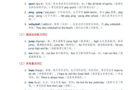 2025秋外研英语四年级上册讲义Unit01