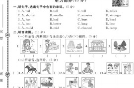 24-25小升初《英语期末模拟卷》人教版