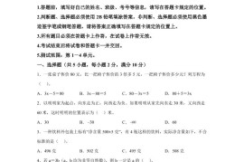 2024-2025学年青岛版（54制）四年级下册期中素养测评数学试卷（提升卷）