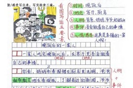 二年级上语文看图写话提高训练30篇30页（参考范文）