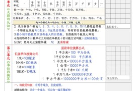 四上数学30天记录单